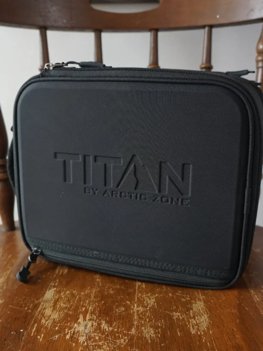 Titan by Arctic Zone Expandable Black Insulated Lunch Box